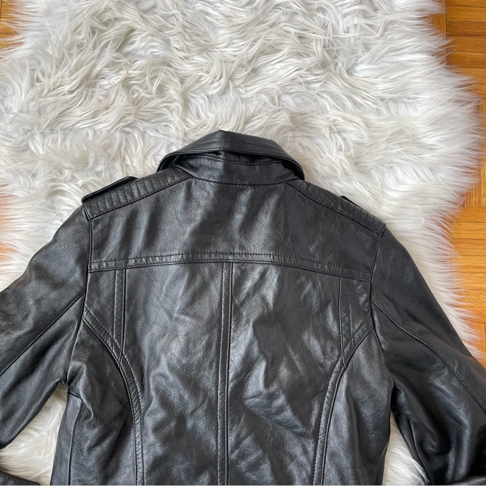 GUISEPPE leather Motorcycle black‎ jacket - Picture 16 of 16